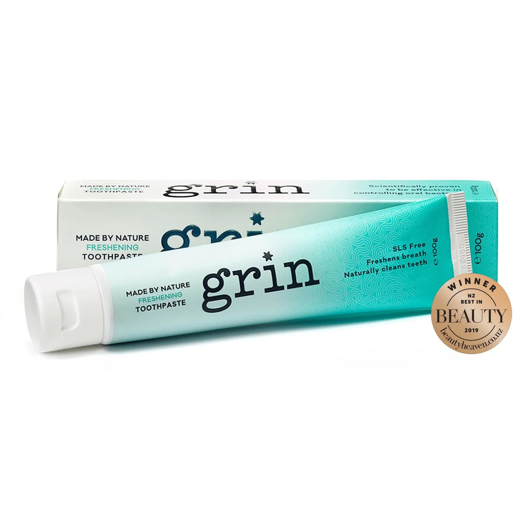 Natural Toothpaste (Freshening) - Grin Natural