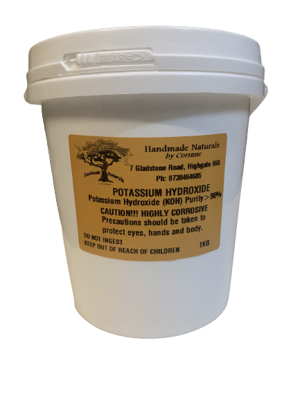 Potassium Hydroxide (KOH)- IN STORE PICKUP ONLY. NO COURIER OR POST DELIVERIES.