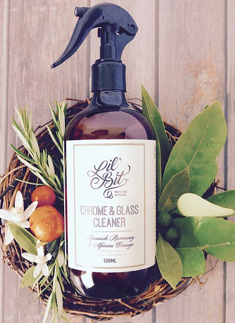 Glass and Chrome Cleaner Rosemary and Sweet Orange by Lil'Bit