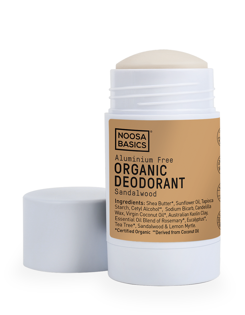 Deodorant Stick (Sandalwood) Organic - Noosa Basics