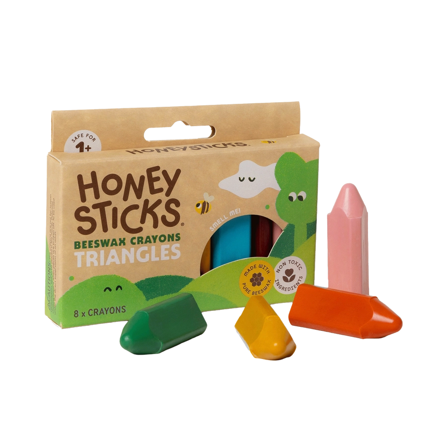Honey sticks Triangle Crayons 8pk