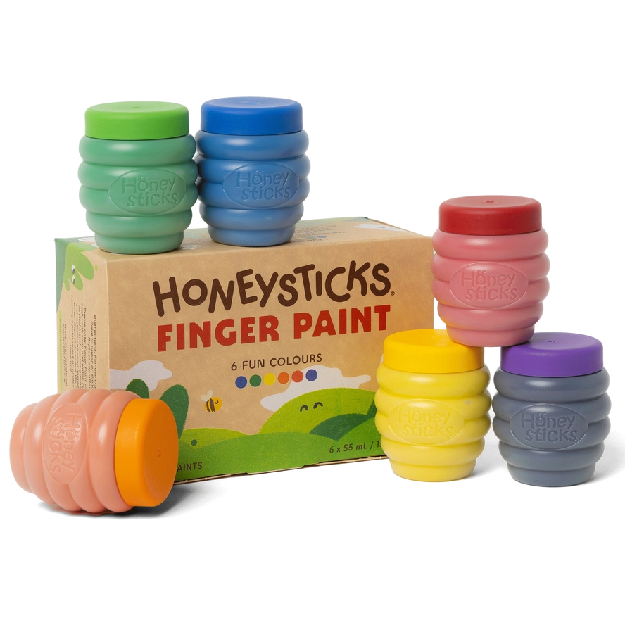 Honey sticks Finger Paints- 6 Pack