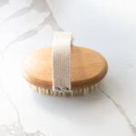 Dry Body Brush by Green Essentials (includes Cotton Storage Bag)