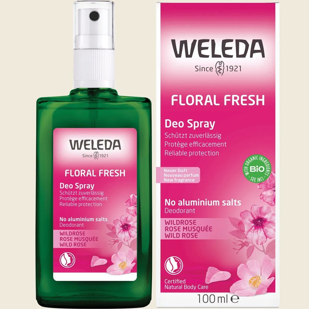 Deodorant Spray Floral Fresh Wild Rose- Weleda