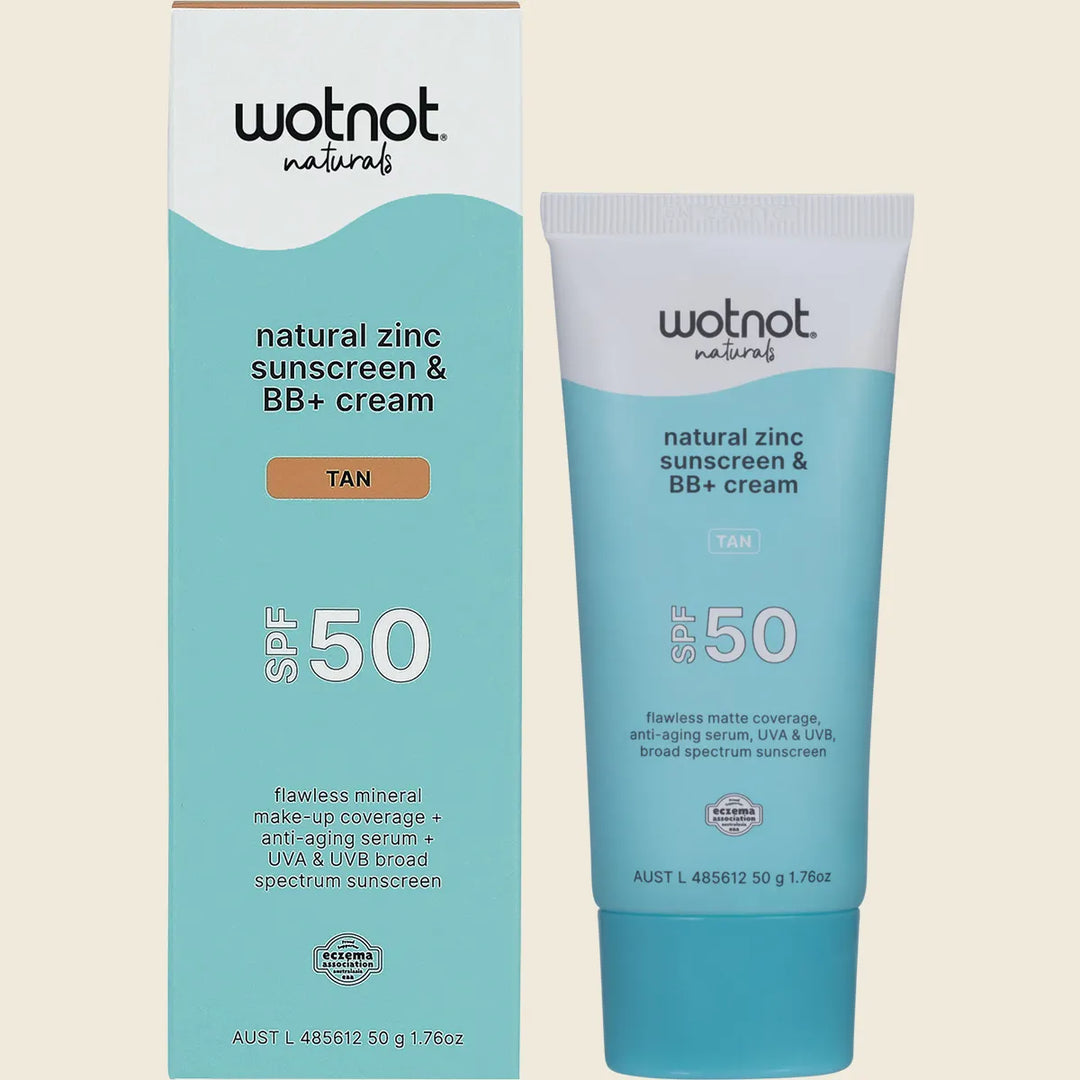 Natural Zinc Sunscreen & BB+ Cream SPF 50- TAN