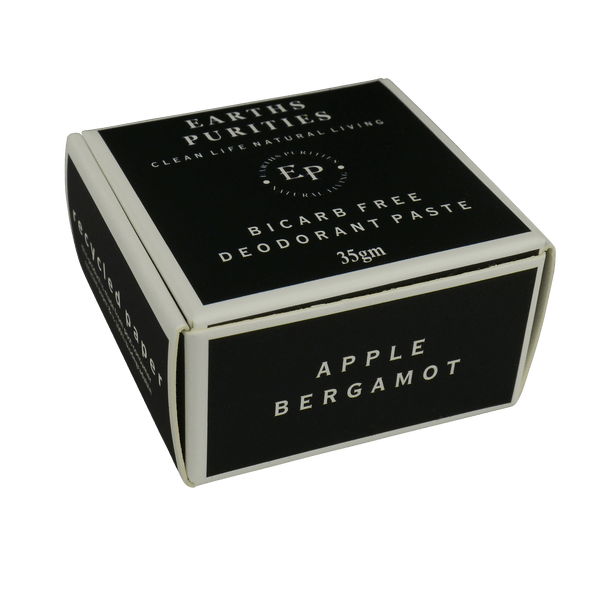 Bicarb free Deodorant Paste (Apple Bergamot) - Earths Purities