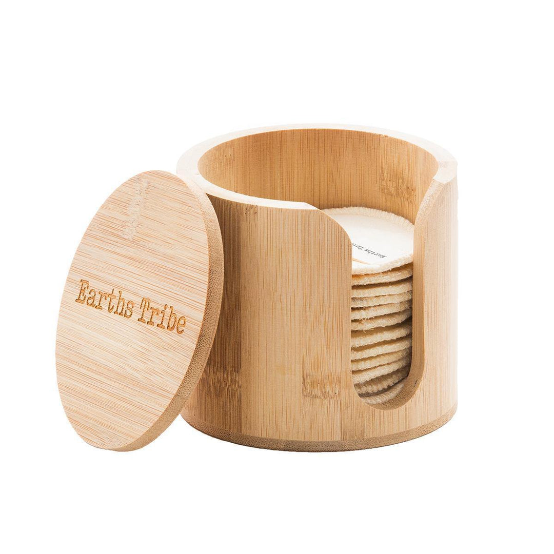 Makeup Rounds Bamboo Holder from Earths Tribe