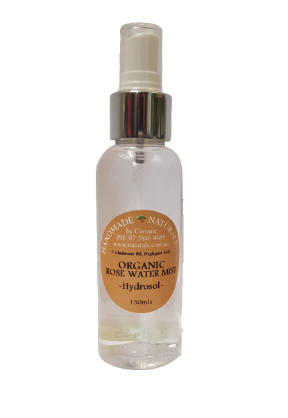 Pure Organic Rose Water Mist (Hydrosol) from Handmade Naturals