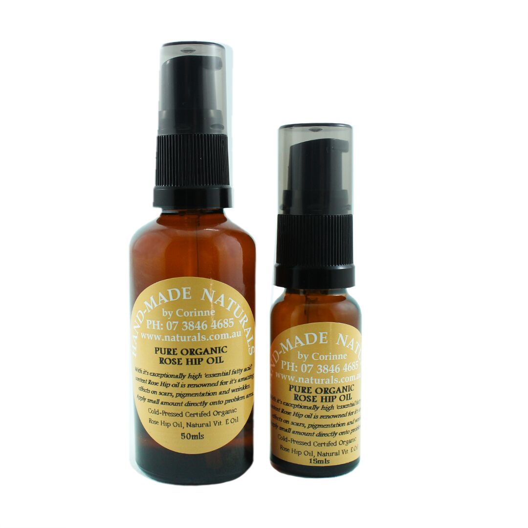 Pure Organic Rose Hip Oil from Handmade Naturals